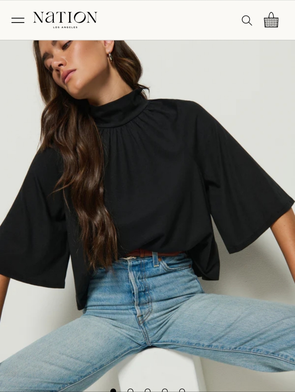 Nation Bell Half Sleeve Tee NWT